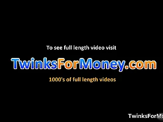 Super horny gay dudes charge from for cash gay porno